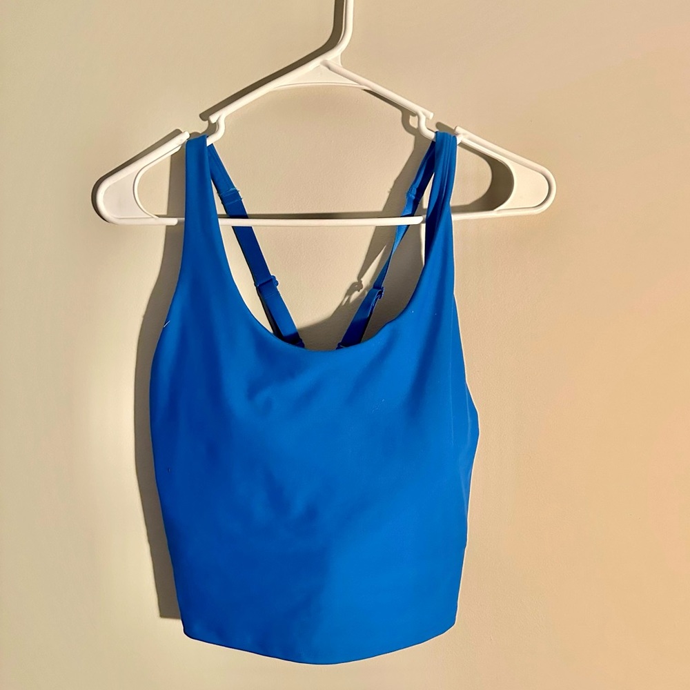 Xl Royal blue cropped old navy top